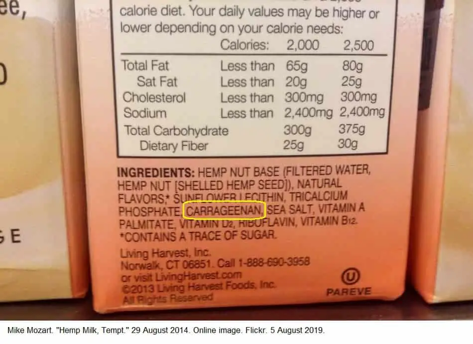 Is carrageenan vegan?