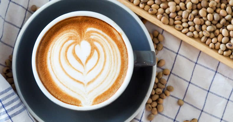 Coffee With Soy Milk Drink Is Suitable For Vegans As It's Dairy Free