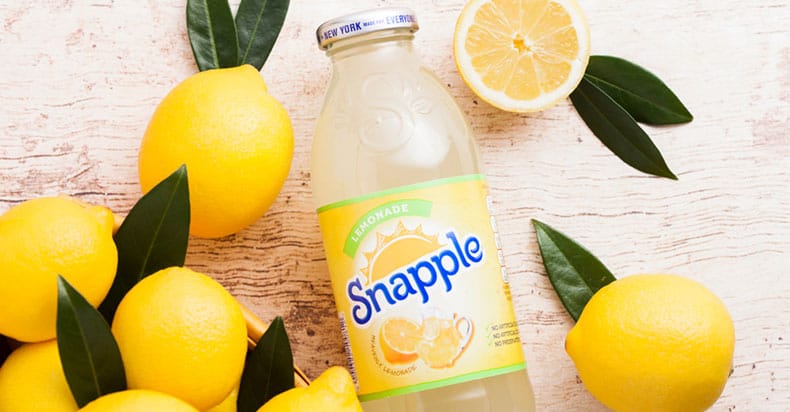 Is Snapple Lemonade Vegan?